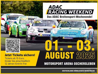 ADAC Racing Weekend in der Motorsport Arena Oschersleben
