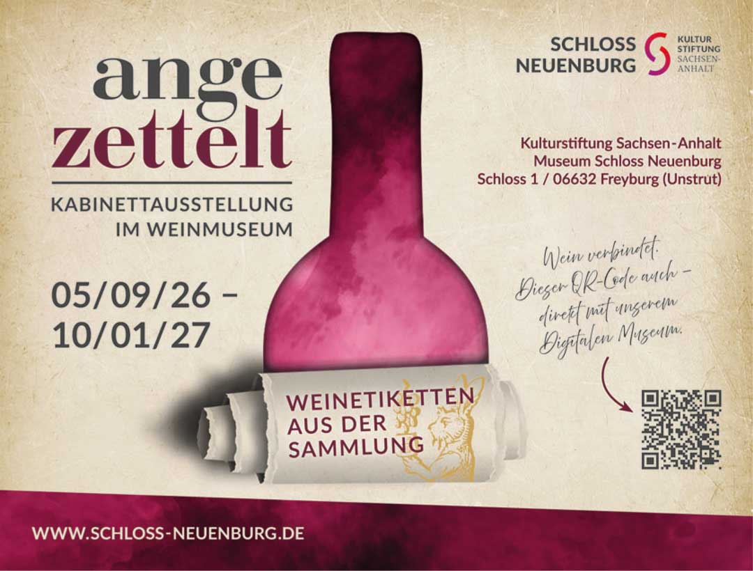 Angezettelt Weinetiketten Schloss Neuenburg 2026