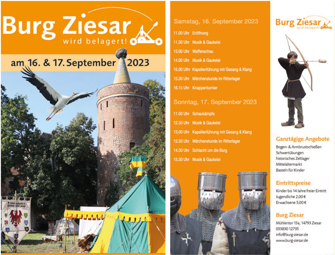 Burg Ziesar wird belagert 