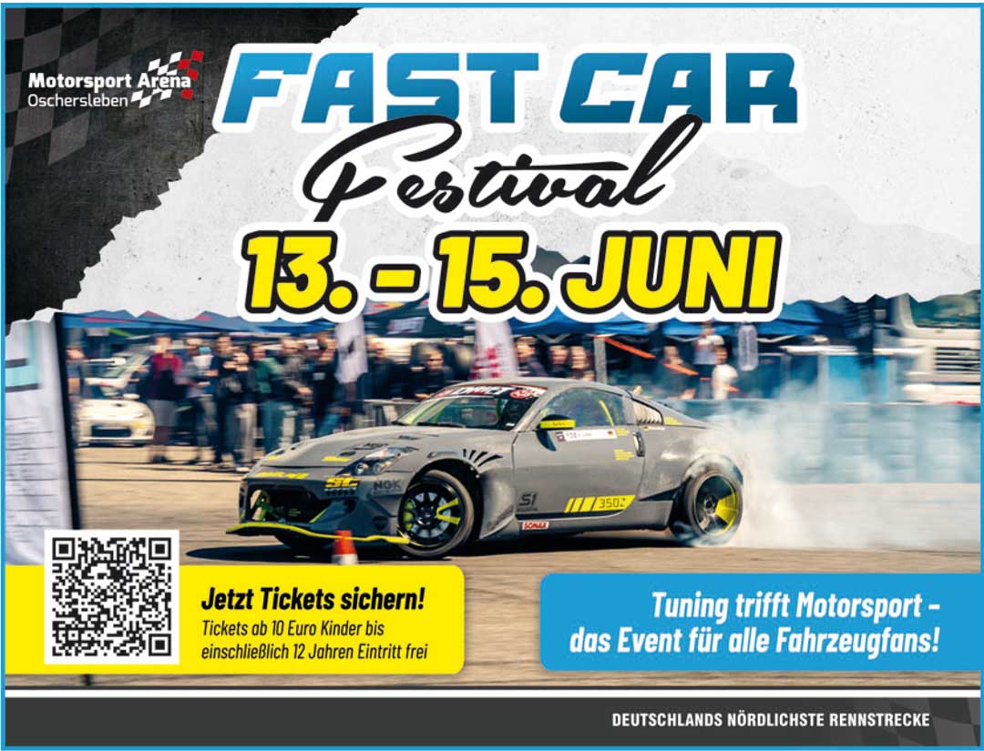 Fast Car Festival in der Motorsport Arena Oschersleben
