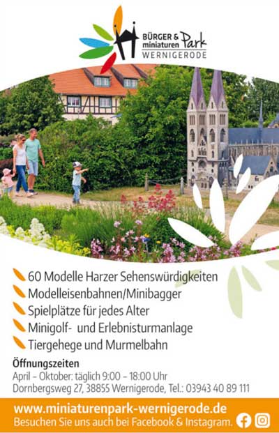 Ferienspa im Miniaturen- und Brgerpark Wernigerode