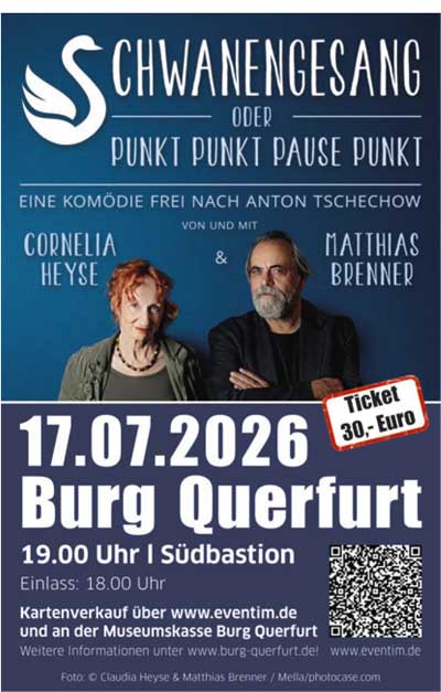 Kom�die Schwanengesang Burg Querfurt