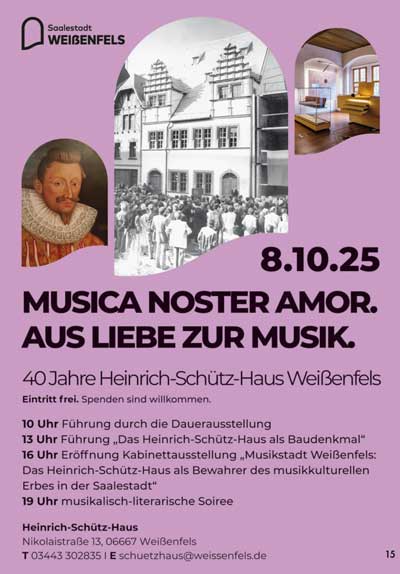 Musica noster amor - Heinrich-Schtz-Haus