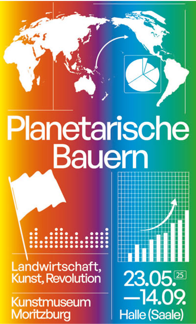 Ausstellung "Planetarische Bauern" im Kunstmuseum Moritzburg Halle