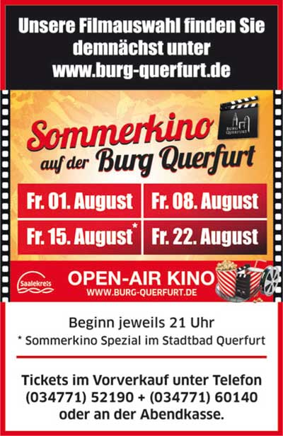 Sommerkino auf Burg Querfurt