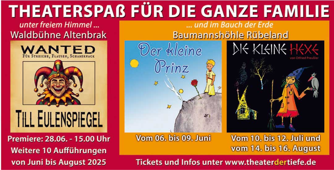 Till Eulenspiegel auf der Waldbhne Altenbrak und Theater in der Baumannshhle Rbeland
