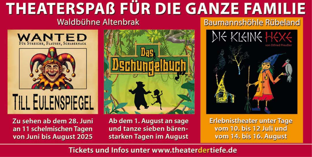 Till Eulenspiegel + Das Dschungelbuch auf der Waldbhne Altenbrak