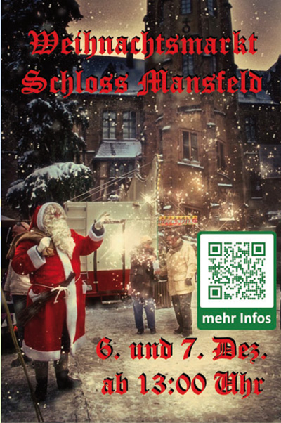 Weihnachtsmarkt Schloss Mansfeld
