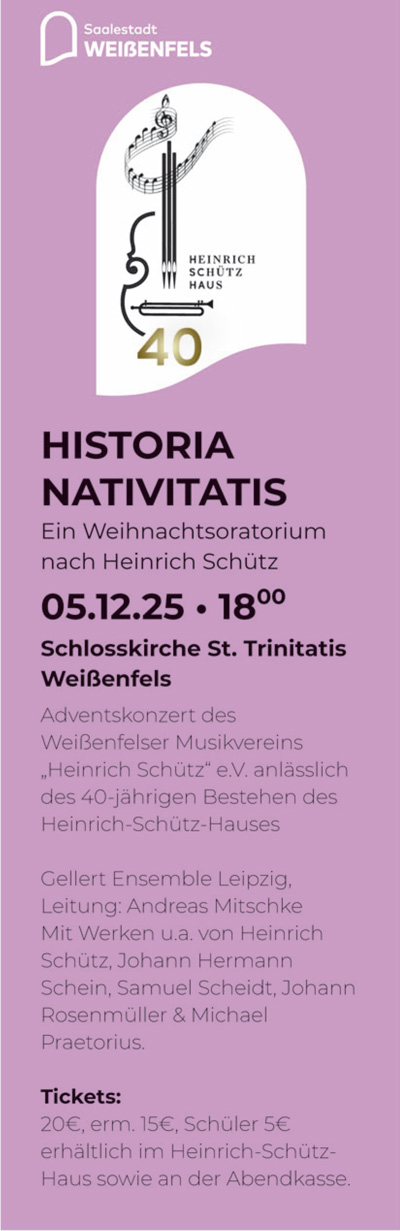 Weihnachtshistorie Heinrich Schtz