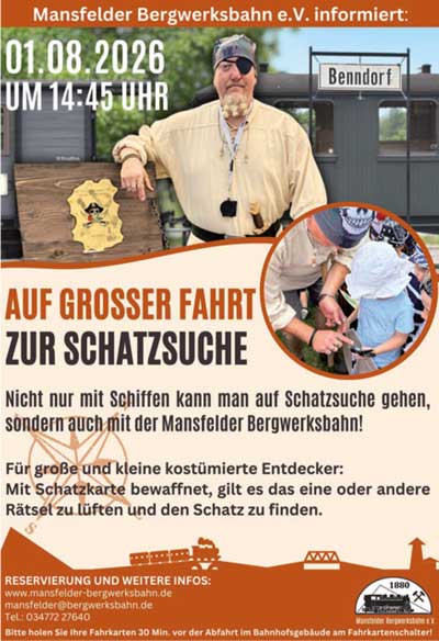 Wippertalstiegswanderung Mansfelder Bergwerksbahn